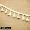 Franja de Crochê de Algodão em Estoque, Acessórios para Vestuário, Artesanato em Renda, Acessórios Decorativos, Barra de Renda para Cortina