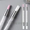 Full Beauty Transfronterizo Nuevo Modelo Pluma para Uñas Doble Punta Presionable Angular Cuarzo Silicona Herramienta de Pulido de Uñas