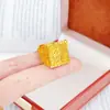 Anillo Cuadrado Abrible para Hombre con Carácter de Dragón Repujado Estilo Nacional de Aleación de Cobre Anillo para Dedo con Sensación de Lujo Ligero de Alta Gama Imitación Oro Joyería de Regalo