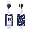 Porta credencial con impresión UV Porta tarjeta de autobús Tarjeta con nombre de marca Tarjeta de comida Insignia de trabajo Porta credencial con cordón Correa para el cuello Hebilla retráctil