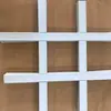 Rejilla de Techo Cuadrícula Techo Hierro Aluminio Madera Imitación Madera Estilo Chino Iluminación