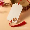Tarjetas de Deseos, Etiquetas de Madera, Etiquetas Colgantes de Bendición para Árboles, Decoraciones Festivas para Lugares Pintorescos, Pequeños Carteles de Madera en Blanco Hechos a Mano, Etiquetas de Paz, Tarjetas de Deseos