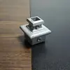 Acessórios para Colunas de Escada em Alumínio Fundido sob Pressão, Corrimãos, Guarda-corpos, Arte em Ferro, Arte em Alumínio, Peças Decorativas com Base Móvel de Cabeça Oscilante