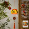 Colgante de Linterna de Caqui del Festival de Mediados de Otoño Nuevo Estilo 2026 Linterna de Flores Luminosa de Mano para Niños Decoración de Escena Exterior