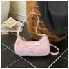 Bolso Pequeño de Cuadros Sencillo para Mujer 2025 Nueva Moda Bolso de Mano Plegado Nube Bolso Cruzado de Cadena Texturizada de Verano