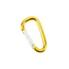 Mosquetón de Pesca con Anzuelo Tipo 4 Forma D 4.0 Línea Aleación de Aluminio Escalada Hebilla Multifuncional Fabricante Accesorios Equipo para Exteriores