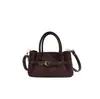 Moda Outono/Inverno 2026 High-End Estiloso Versátil Fosco Simples Estilo Coreano Bolsa de Ombro Único Bolsa de Mão Bolsa de Ombro Bolsa Transversal