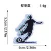 Patches de tecido bordados exclusivos de futebol para importação, para decoração DIY de troféus, Velcro, chuteiras, roupas e bolsas