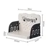 Plato de Cena para Mascotas, Mesa de Comedor para Gatos Antivuelco, Mesa de Comedor para Perros Pequeños y Medianos, Estante de Almacenamiento Ajustable, Mesa de Comedor para Mascotas