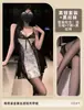 Lencería Sexy PinYuan: Camisón de Encaje Dorado Noche Oscura con Tirantes Transparentes, Coqueto Sexy, Tentación Fácil de Quitar Ropa de Dormir qqny