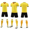 Conjunto de Uniforme de Equipo para Juego de Pelota Adultos Estudiantes de Primaria y Secundaria Camiseta de Fútbol Compra Grupal Se Pueden Imprimir Números Uniforme de Equipo de Manga Corta de Secado Rápido