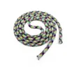 En stock Cuerda trenzada redonda sólida y duradera de 7 mm de grosor, adecuada para bricolaje, correa cruzada, correa para teléfono móvil, cuerda para bolsa de caja