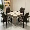 Silla Respaldo Silla de Ajedrez y Cartas Taburete Silla para Sala de Ajedrez y Cartas Silla de Mahjong para el Hogar