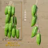 Espetos Decorativos de Frutas e Legumes Pendurados, Espetos de Pimenta Falsos, Milho Decorativo para Ornamentos de Fazenda, Restaurante, Pátio, Pingentes de Colheita