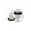 Accesorios para coche parachoques tuerca decorativa fija base clip de panel de puerta sujetador soporte hebilla K158