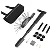 Kit de ferramentas de acessório para reparo de bicicletas transfronteiriço, conjunto de reparo para bicicletas de montanha e bicicletas de estrada, ferramentas de reparo de pneus com bomba