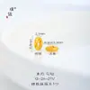 Pu Zuo Jiu não desbota acessórios faça você mesmo em ouro com padrão de martelo anel espaçador pulseira colar com contas