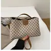 Bolso de Mujer Estampado Transfronterizo 2025 Bolso de Moda Tendencia para Viajar Bolso de Mujer de Gama Alta Color Contrastante Bolso de Hombro Único Bolso Cruzado Bolso Tote