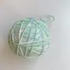 Decoraciones Coloridas para Ambiente Festivo, Bolas de Hilo, Decoraciones Navideñas, Ramos de Dibujos Animados, Bolas Envueltas en Hilo, Escaparates y Arreglos de Escenas