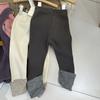 Leggings gruesos con forro polar para niña, otoño/invierno 2023, elegantes, estilo occidental, informales, cálidos, para bebé