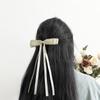 Pinza para el cabello con lazo de doble capa para chica ins, lazo de cinta para coleta doble, coletero de cinta, tocado, accesorios para el cabello dulces, lindos y combinables