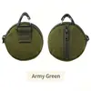 Bolsa Deportiva Redonda con Cremallera Transfronteriza para Auriculares, Bolsa Colgante de Tela Oxford, Bolsita Triangular para Llaves, Bolsa de Almacenamiento para Monedas Sueltas, Comercio Exterior