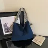Estilo Perezoso Lienzo Gran Capacidad Bolso de Axila para Mujer 2026 Otoño Nuevo Estilo Moda Alta Apariencia Valor Chic Bolso de Hombro Único