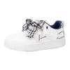 Tênis Casuais HuiLi Color Block com Solado Grosso Confortáveis Versáteis Sapatos Femininos Sapatos Femininos HuiLi Tênis Peça a partir de 2 pares