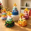 Adornos de Árbol de Navidad Tejidos, Carrillones de Viento Navideños de Hilo Transfronterizos, Pequeñas Decoraciones de Ganchillo, Decoraciones Navideñas, Noel