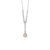 Collar de plata de ley S925 para mujer, colgante de gema gota de agua Luciérnaga del Crepúsculo estilo europeo, cadena para clavícula de cristal de granate de lujo ligero