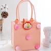 Bolsas de Feltro de Natal para Atacado, Sacolas Reutilizáveis para Presente de Festa e Banquete, Bolsas de Feltro com Bonecos de Desenho