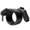 Batería eléctrica de motocicleta bicicleta candado de contraseña antirrobo impermeable antirrobo anticizalla candado de casco de montaña cable de acero candado de contraseña