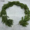 Decoração de Natal de Vime de Pinha Simulada Amazon Transfronteiriça Rattan de Borracha Macia Festa Interna Parede Externa
