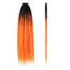 Transfronterizo 24 pulgadas Individual Europeo y Americano Rastas Street Dance Fieltro Rastas Peluca Rastas Tejido a Mano Extensiones de Cabello Rastas Rastas