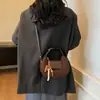Bolso Bandolera Estilo Coreano Nicho Estilo Extranjero Bolso Dumpling para Mujer 2025 Otoño Nuevo Retro Empalme Tendencia Bolso de Hombro Cruzado
