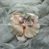 Cabeça de Flor Phalaenopsis Filme de Impressão de Flor Artificial Corsage de Flor 9cm Lembrança Caixa de Presente DIY Decoração de Casamento Exquisite