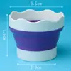 Cubo pequeño descubierto, cubo para lavar bolígrafos de dibujo artístico, cubo de plástico de colores, cubo para juguetes de playa, cubo para almacenar pesca