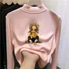 Nueva colección de otoño e invierno de capas base de forro polar para niños: Camisetas interiores de manga larga con cuello alto, cálidas y cómodas, para niñas pequeñas y niños pequeños