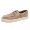 Mocassins de Franja de Outono Sapatos Casuais Britânicos Mocassins Masculinos de Camurça com Cadarço Sapatos Masculinos Modernos Slip-On Sapatos Preguiçosos