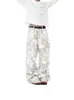 Pantalones Casuales Rectos Camuflados de Calle Americanos para Hombre, Holgados y Atractivos, Caídos, con Bolsillos Grandes, Pantalones Cargo