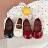 Zapatos para Niñas Zapatos de Princesa de Cuero Modelos Primavera y Otoño 2026 Mocasines para Niñas Suela Suave Venta al por Mayor para Niñas Pequeñas