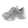 Tênis Dad Shoes Paris Primavera 2026 Novo Casual Versátil de Solado Grosso Leve Malha Respirável Tênis Esportivo para Corrida para Mulheres