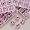 Pedrería para Uñas con Base Puntiaguda, Gota de Agua, Cuadrada, Súper Brillante, Corazón Torcido, Cristal, Pedrería de Forma Irregular, Decoraciones para Uñas, Moños de Pedrería