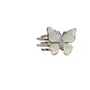 Pinza Exquisita de Flequillo Mariposa de Gama Alta Pasador Pequeño para Mujer Pinza de Garra Estilo Nuevo Pasador Lateral para la Frente Accesorio para el Cabello