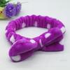 F034A tiara de veludo coral com laço +20 da loja de 2 yuans artigos de uso diário fabricantes de Yiwu fornecem dois yuans
