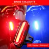 Luz trasera Sirius recargable bicicleta advertencia nocturna flash luz decorativa bicicleta de montaña flash equipo de ciclismo
