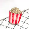 Insignia acrílica Le Burger broche de caricatura de papas fritas pegatina para funda de teléfono accesorio para bolsa pin en stock muñeca sin