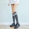 Meias Outonais Acima do Joelho, Meias Femininas, Meias de Bezerro de Primavera e Outono, Meias Estudantis Estilo Preppy Coreano de Meia Panturrilha, Meias Longas de Futebol de Cano Alto
