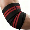 Manga de Soporte para Codo Transfronteriza para Hombres, Banda de Vendaje de Compresión para Fitness, Levantamiento de Pesas, Press de Banca, Manga de Soporte para Brazo, Protector de Codo Deportivo
