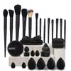 Set de 40 Piezas de Herramientas de Belleza Esponja de Maquillaje Esfera Limpiadora Facial Set de Brochas de Maquillaje Xiyin Te Transfronterizo